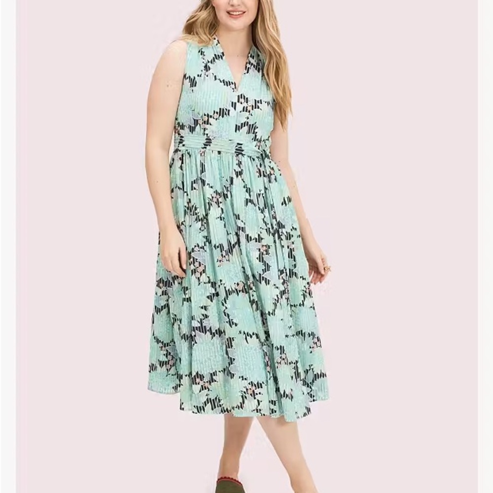 Kate Spade Dahlia Bloom Burnout Dress